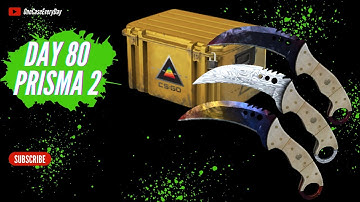 Opening one CS2 case every day until I get a Gold DAY 80