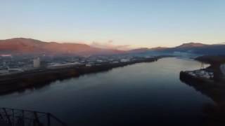 Morning flight in Wenatchee Washington.