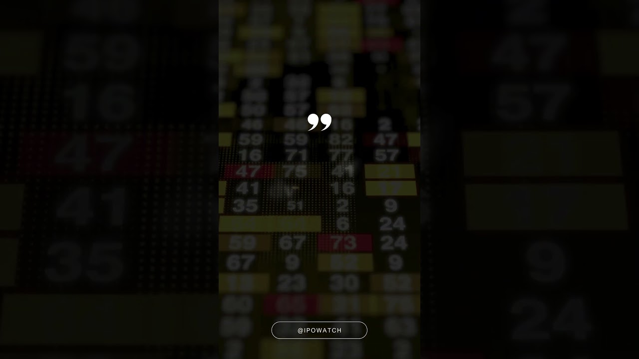 An IPO Is a new adventure. 