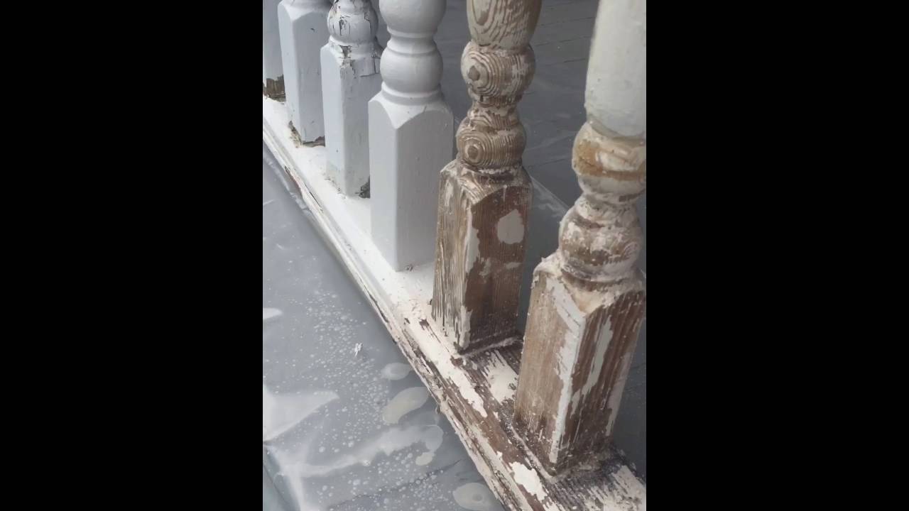 Porch spindle repair; replacement and stripping YouTube