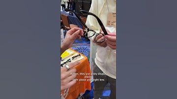 Halliday AI smart glasses have a display built into the frame - not the lens