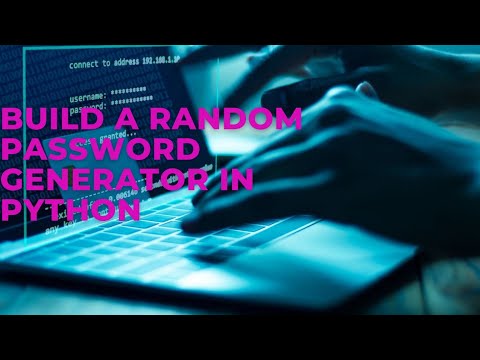 Build a random password generator in python