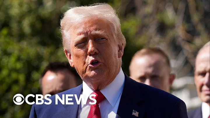 Trump speaks after announcing tariff pause, says "you have to have flexibility"