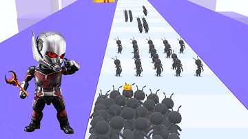 BONUS LEVEL - ANT COLLECT THE GOLD BISCUIT IN TINY RUN 3D GAMEPLAY!! MAX LEVEL