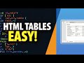 Learn HTML Tables — Table Tag, TH, TD, Border & Border-Collapse Explained