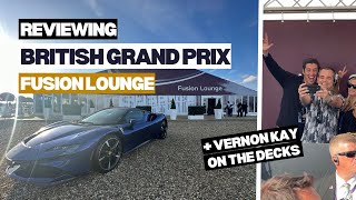 Reviewing British Grand Prix hospitality inside Fusion Lounge 🏎️🤩