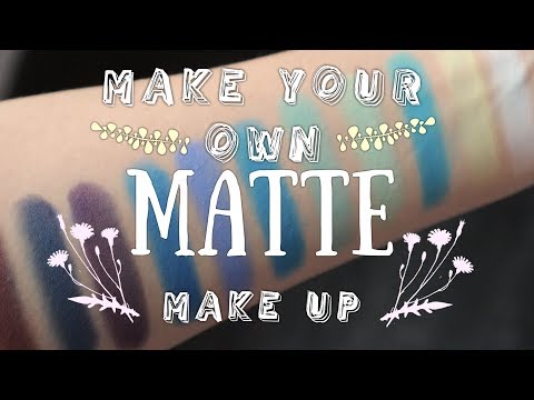How To Make Matte Eyeshadows, Blushes, Contour | DIY Cosmetics
