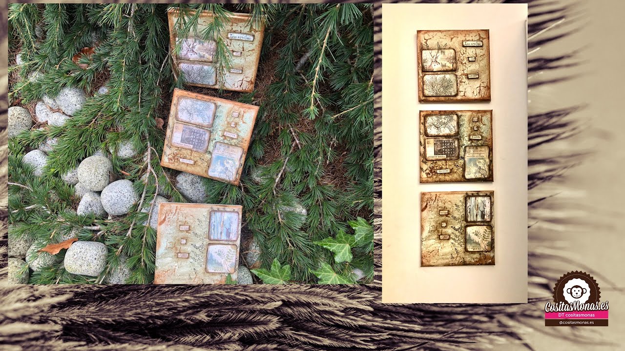 Cómo Hago Unos Cuadros  con Forest de @CristinaRadovanPineda