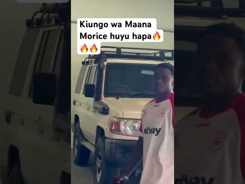 KIUNGO FUNDI WA MAAANA MORICE HUYU HAPA Ayomamedia