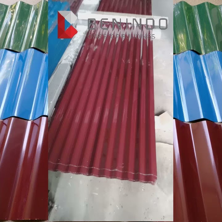 Seng Gelombang Warna