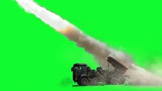 Missile Launch Effect On Green Screen