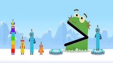 Numberblocks Magic Run | CBeebies Little Learners | Learn to Count Mountains Level 3 Gameplay