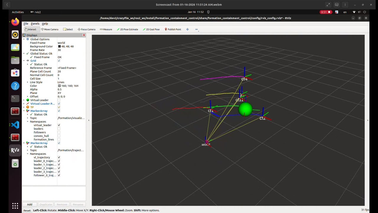 Lsmr Rig Demo #1 Crazyswarm || Formation Control (Leader Virtual) by LSMR - YouTube
