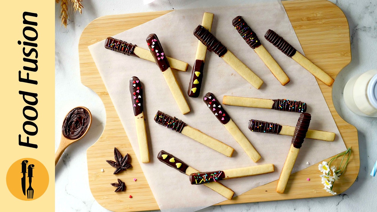 Cookie Sticks Recipe by Food Fusion