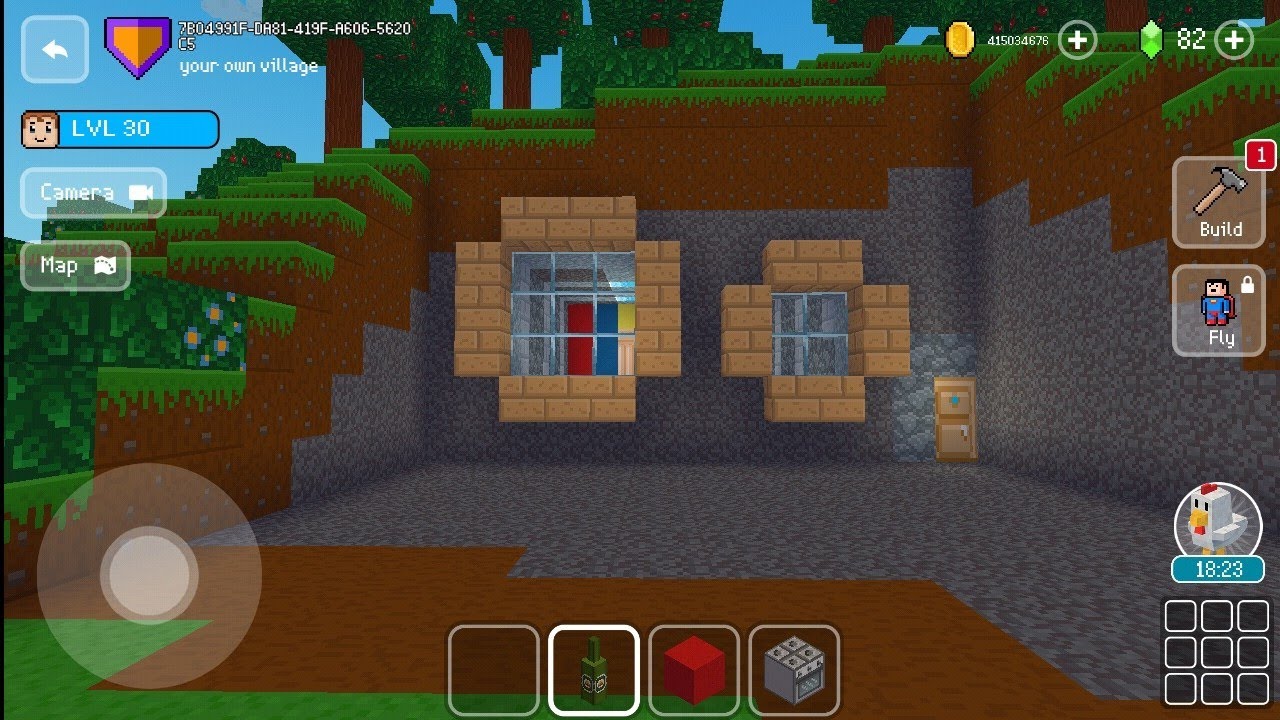 Minecraft Block Simulator Blockcraft 3d Building Simulator || Building House in Cave || ME Blocks ...