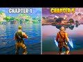 Evolution of Fortnite Graphics (Chapter 1 - Chapter 5)