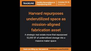 FR&R  2026 Harvard Mission Aligned Asset- Facility Renovation & Repurposing Conference