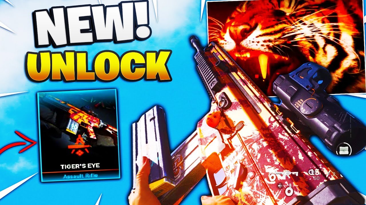 the "TIGER'S EYE" LEGENDARY FN Scar 17 Blueprint in Modern Warfare! (MW Update 1.10 Weapons)