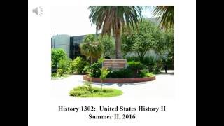 Lecture:  Course Orientation and Syllabus Review (Summer II, 2016)