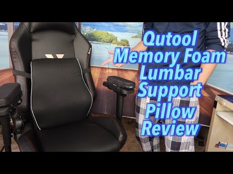 Qutool Memory Foam Back Lumbar Support Pillow Review! 