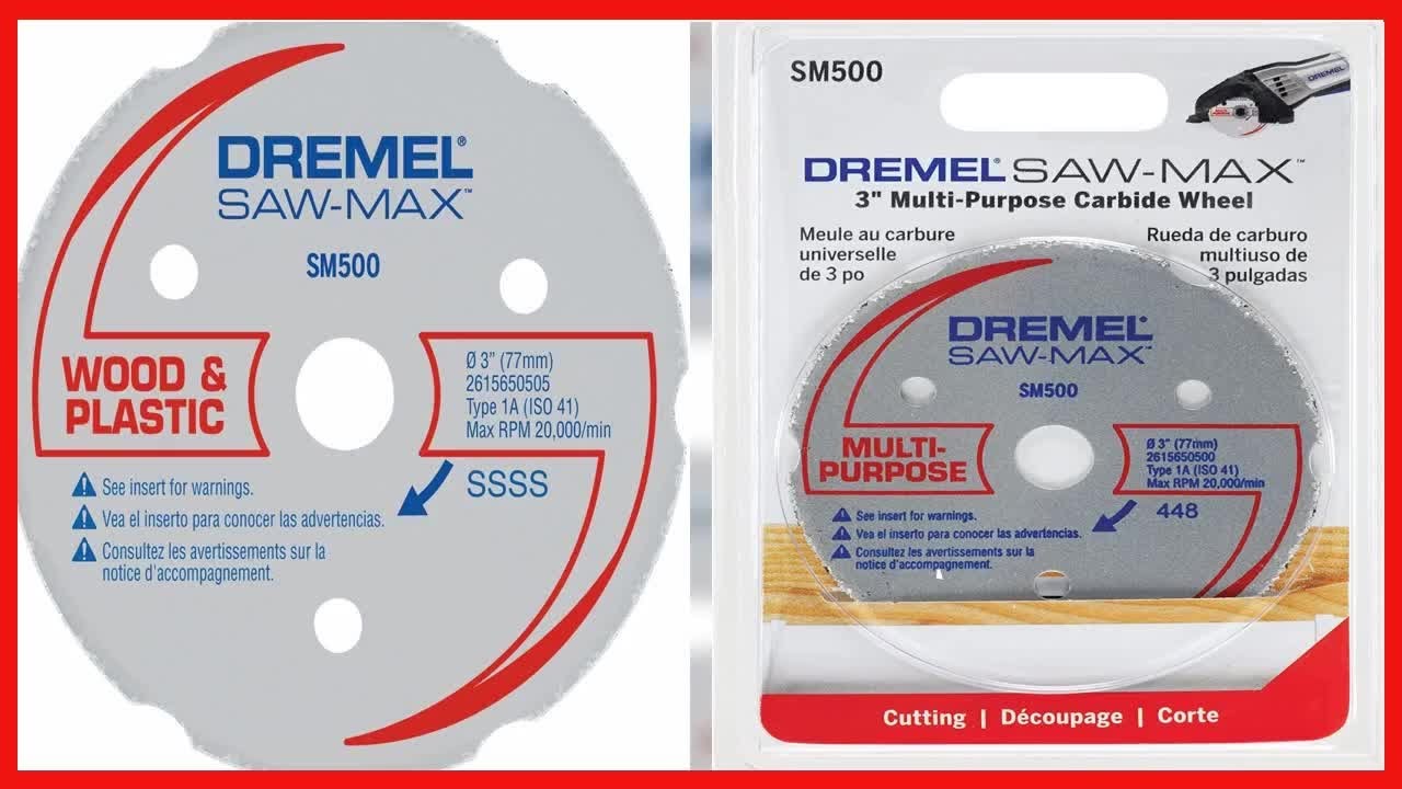 Great product Dremel SM500 3Inch Wood & Plastic Carbide Wheel , Gray
