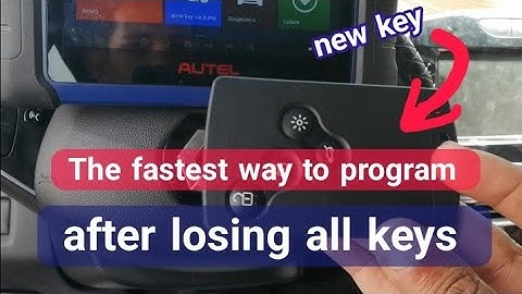 All Key Lost Renault Clio 4 Autel im508 - How to key programmer locksmith