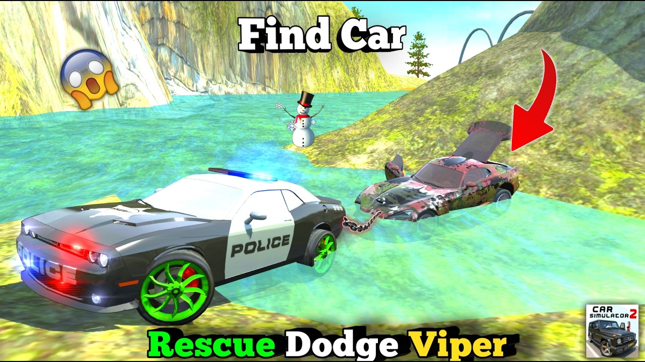 Accident Dodge Viper Rescue In Car Simulator 2 Android Gameplay (Hindi/English)