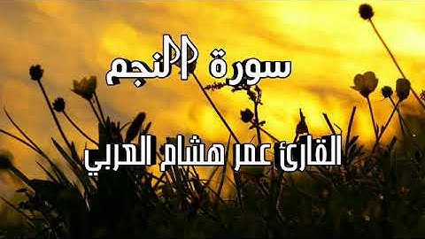 سورة النجم القارئ عمر هشام العربي