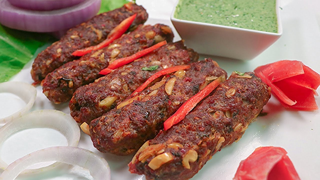 Badami Seekh Kabab Recipe By SooperChef