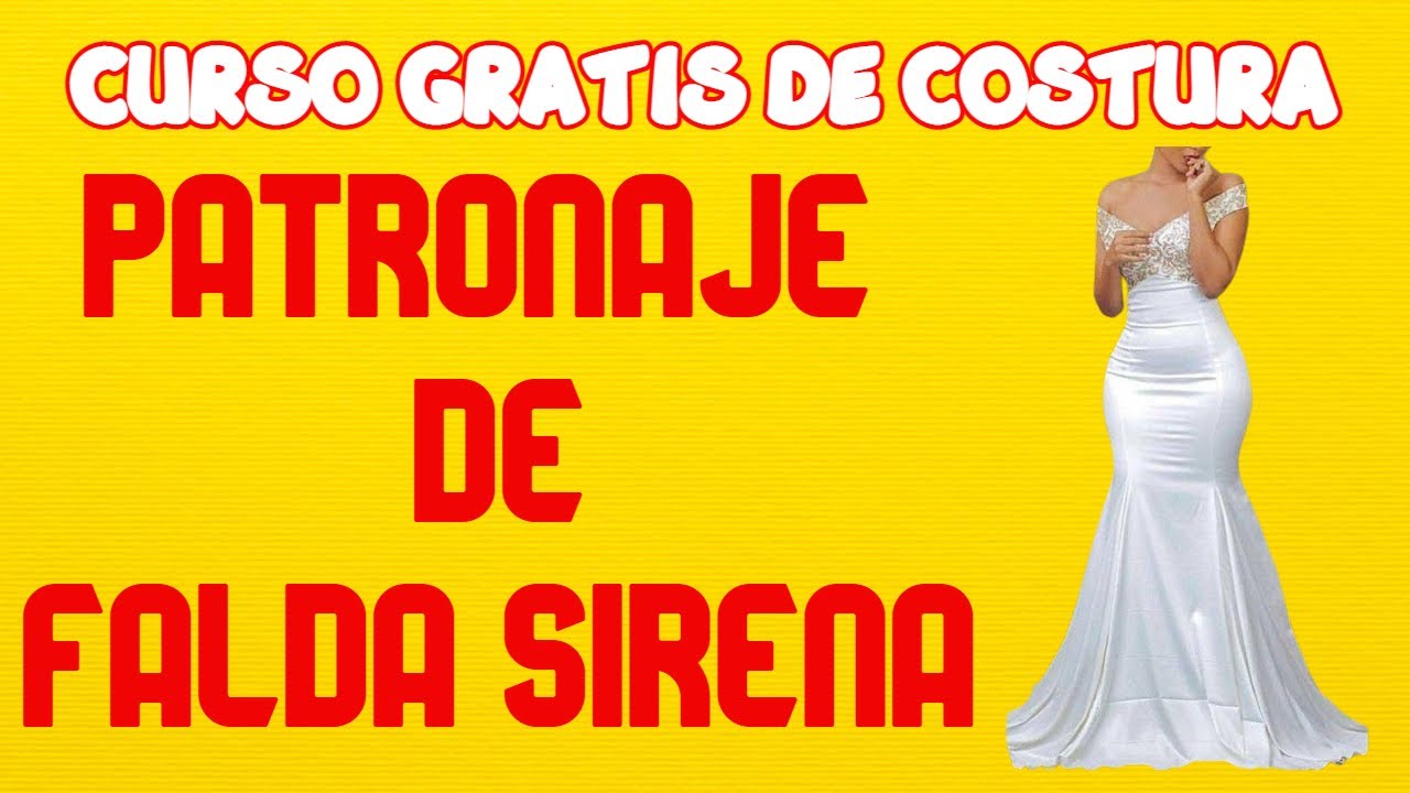 PATRONAJE DE FALDA SIRENA