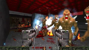 Doom 2 Mod Brutal Doom v21 : Battle of Los Angeles part 2 - 4K 60FPS no commentary