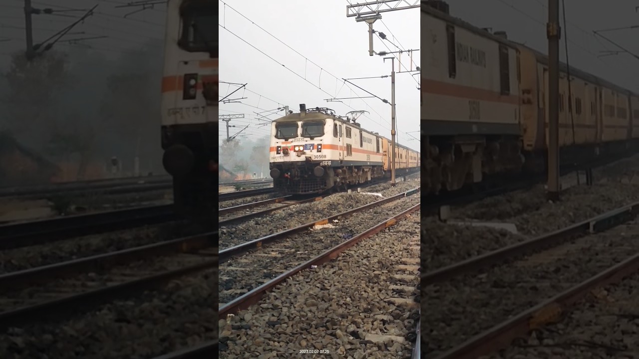 🔥kalka howrah mail train quick passing 🔥 
