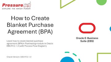 How to Create Blanket Purchase Agreement | Oracle EBS R12