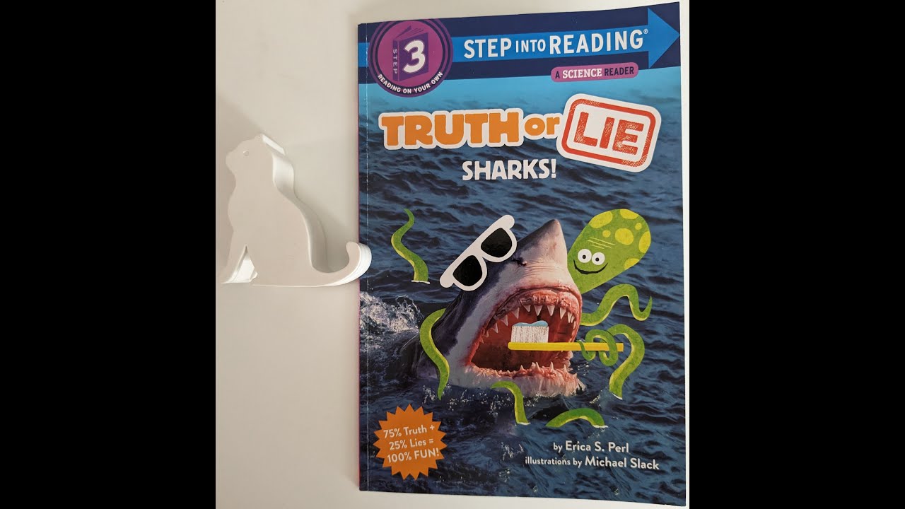 Storytime with Ms. Suzanne and Sharks in Truth or Lie Sharks! by Erica S. Pearl