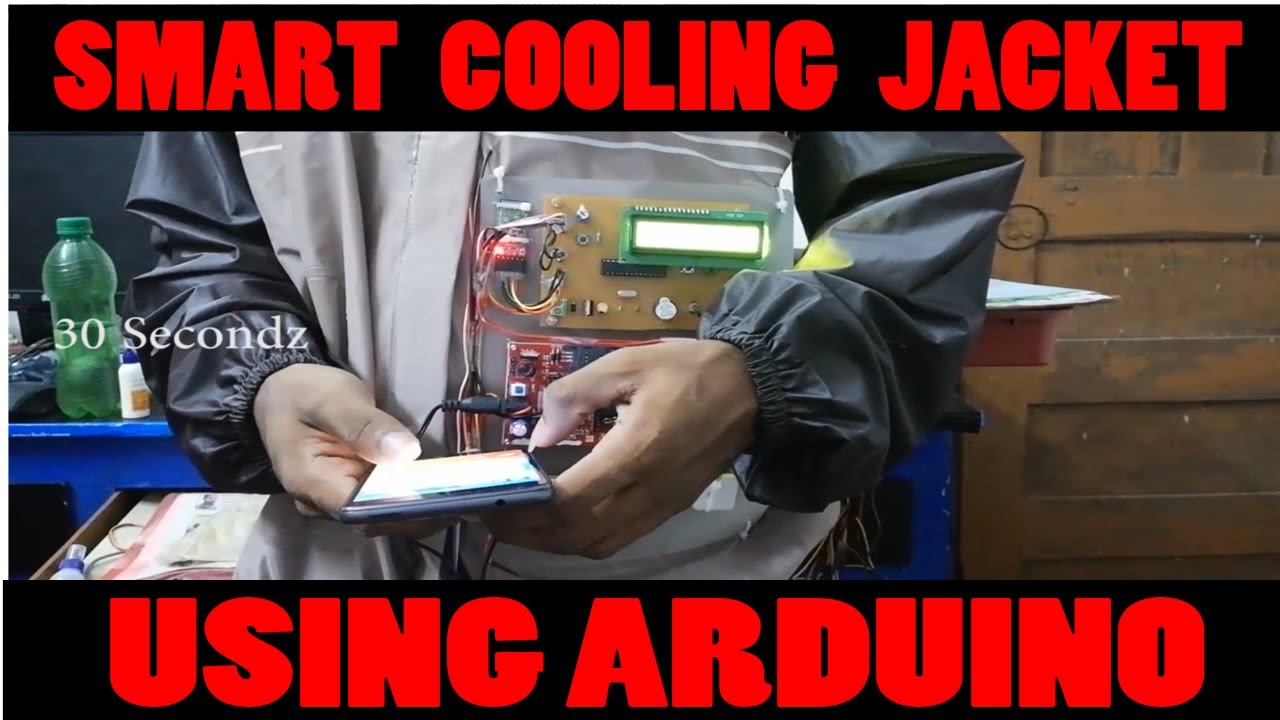 Build A Smart Cooling And GPS Protected  Smart Phone controlled Jacket  Using  Arduino uno