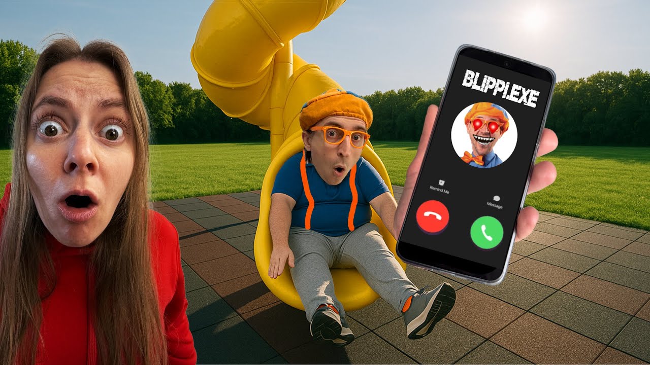 БЛУППИ EXE ЗАСТРЯЛ В ПОЖИРАТЕЛЕ СЛАЙДА!