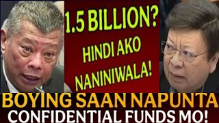 1.5 BILLION CONFIDENTIAL FUNDS NI BOYING WALA BANG KORAPSYON??? #komentonikamanong 