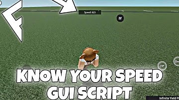 [ USEFUL ] KNOW YOUR SPEED GUI SCRIPT | ARCEUS X • DELTA • FLUXUS • HYDROGEN