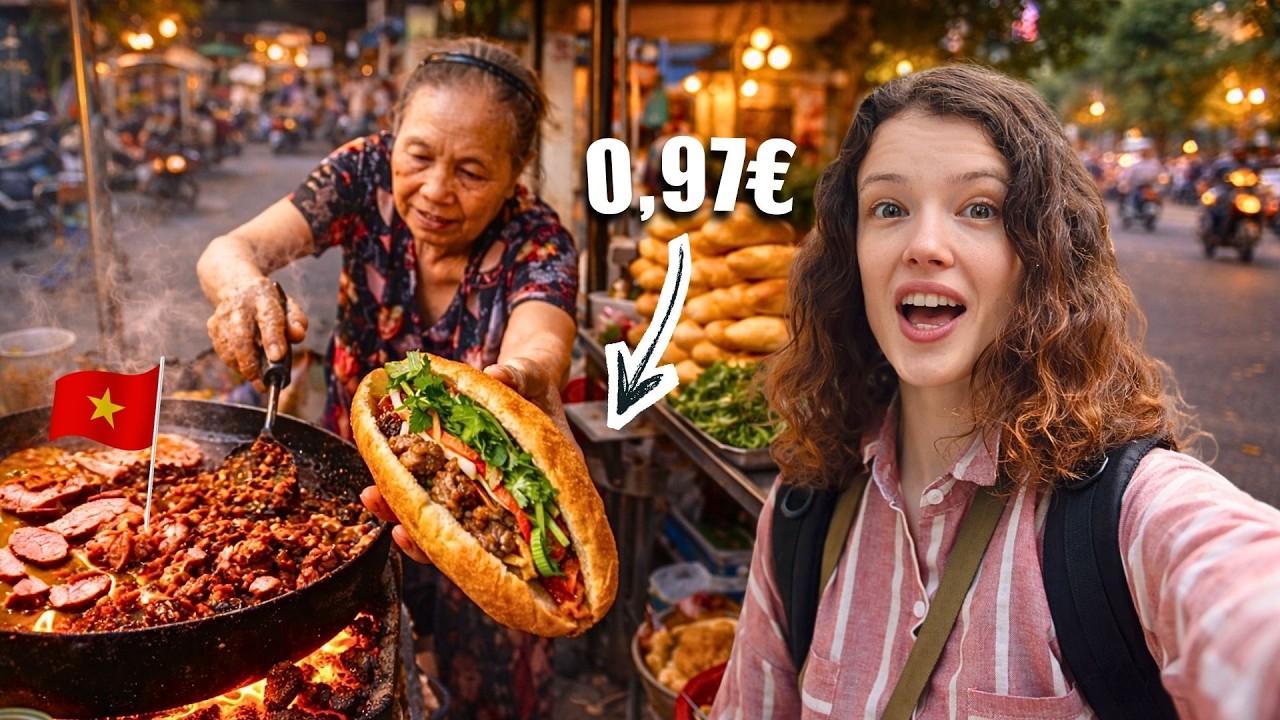 Je goute la Street food à moins de 1€ au VIETNAM 🇻🇳 - Claire