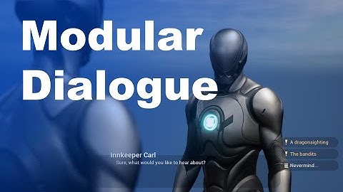 Modular Dialogue - Showcase | UE5 | Fab | Unreal Engine Marketplace