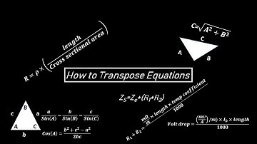 Transposing Equations.