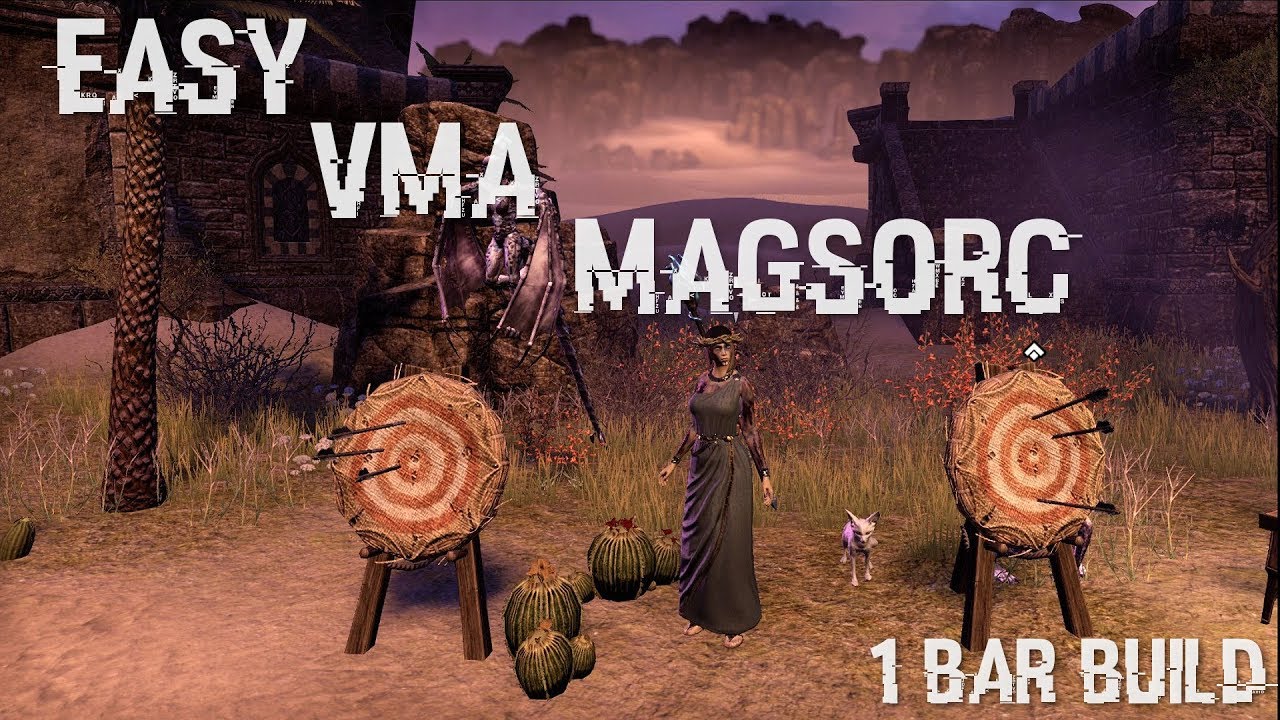 vMA 1-Bar Build For Magicka Sorc! - Summerset DLC