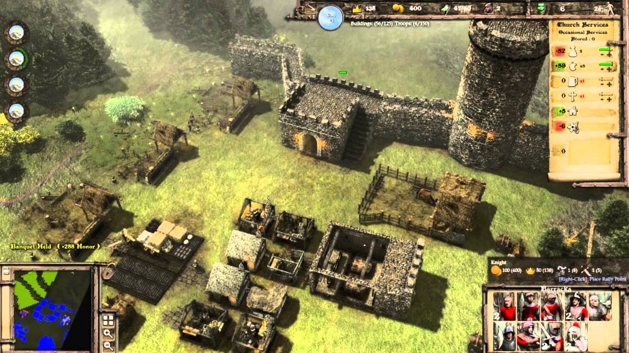 Stronghold 3 Multiplayer - 4 Players King of the Hill