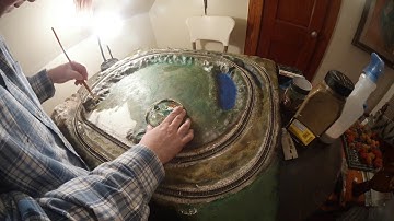 Maxtrax Trains working on his 2 x 4 N scale layout time lapse part 5