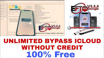 Icloud bypass with call working without credit 100% free || EFT PRO UPDATE V3.5.0 || ICLOUD BYPASS
