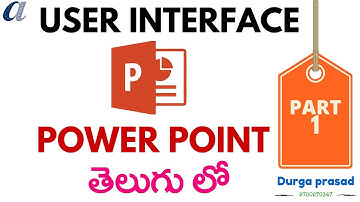 User interface in Ms-Power point in Telugu 01 (www.computersadda.com)