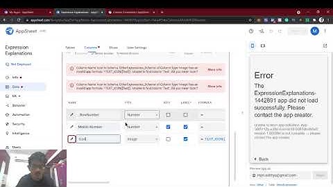 How to use Valid_If Expression in Appsheet | Mobile Number Validation | Column Constraints