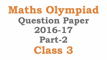 IMO Maths Olympiad Class 3 Solved Questions Part 2
