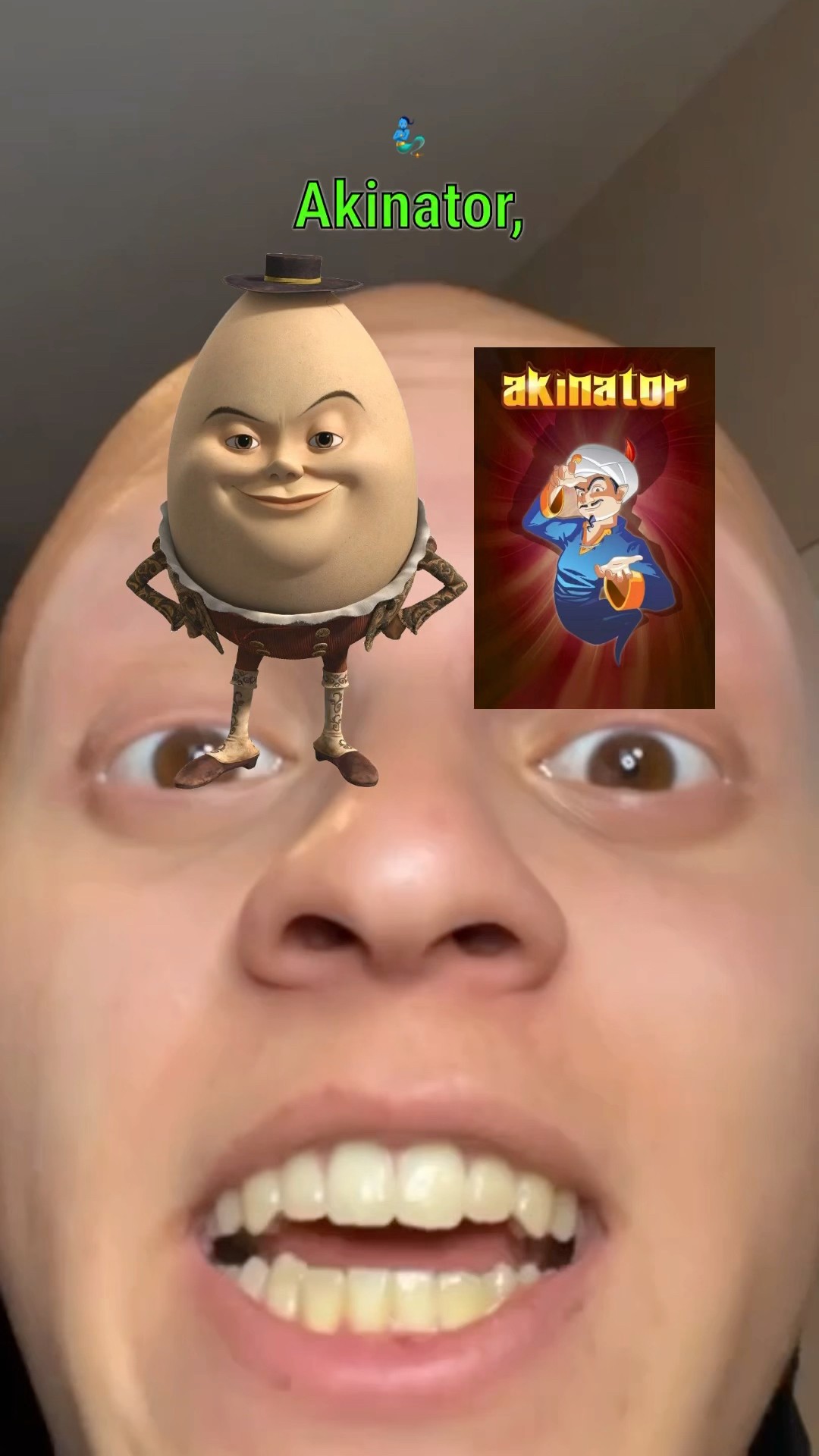 GOOGLE thinks I’m HUMPTY DUMPTY! ? #comedy #funny #lol #akinator
