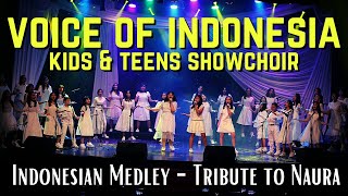 KIDS & TEENS CHOIR - VOICE OF INDONESIA (Indonesian Medley)